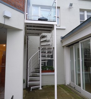 Aylesbury ‘Helix’ Spiral Stairs & Balcony