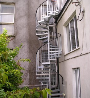 ‘The Crescent’ Spiral Fire Escape