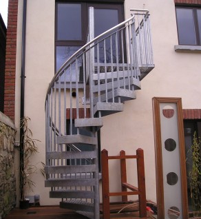 ‘Charleville’ Galvanised Spiral Stairs