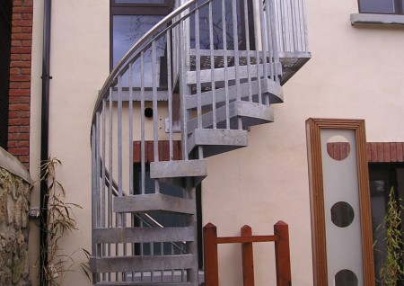 ‘Charleville’ Galvanised Spiral Stairs