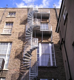 Fitzwilliam Square Spiral Escape Stair