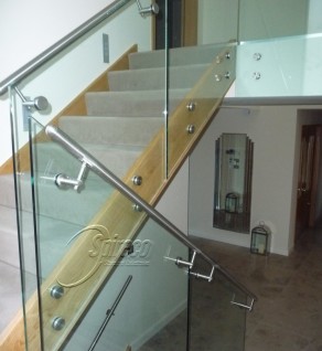 ‘Myra’ Cantilever Glass Balustrade