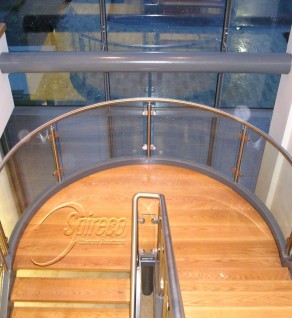 ‘IDA’ Semi-Circular Landing & Balustrade