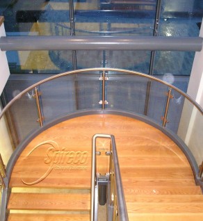 ‘IDA’ Semi-Circular Landing & Balustrade