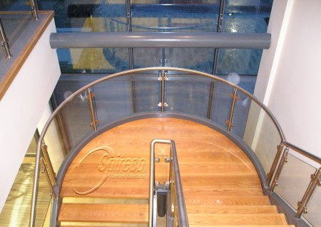 ‘IDA’ Semi-Circular Landing & Balustrade