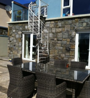 Powdercoated ‘Helix’ Spiral Stairs- Sligo