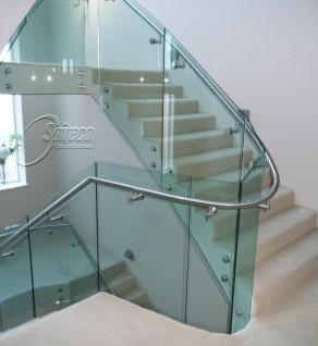 ‘Merrion’ Cantilever Glass Balustrade