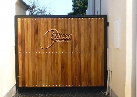 Iroko Clad Gate