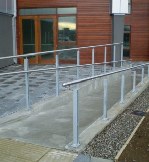 ‘Clasac’ External Twin Fin Posts with Stainless Steel Handrail