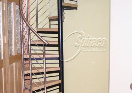 Stainless Wire Rope Spiral Stairs
