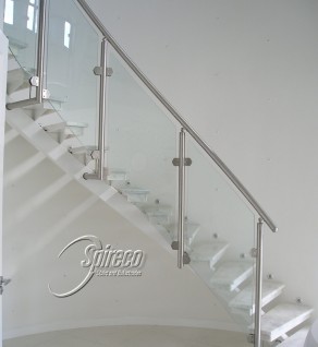 ‘Turvey’ Curved Floating Stair