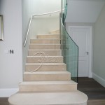 Marble Clad Curved Stairs